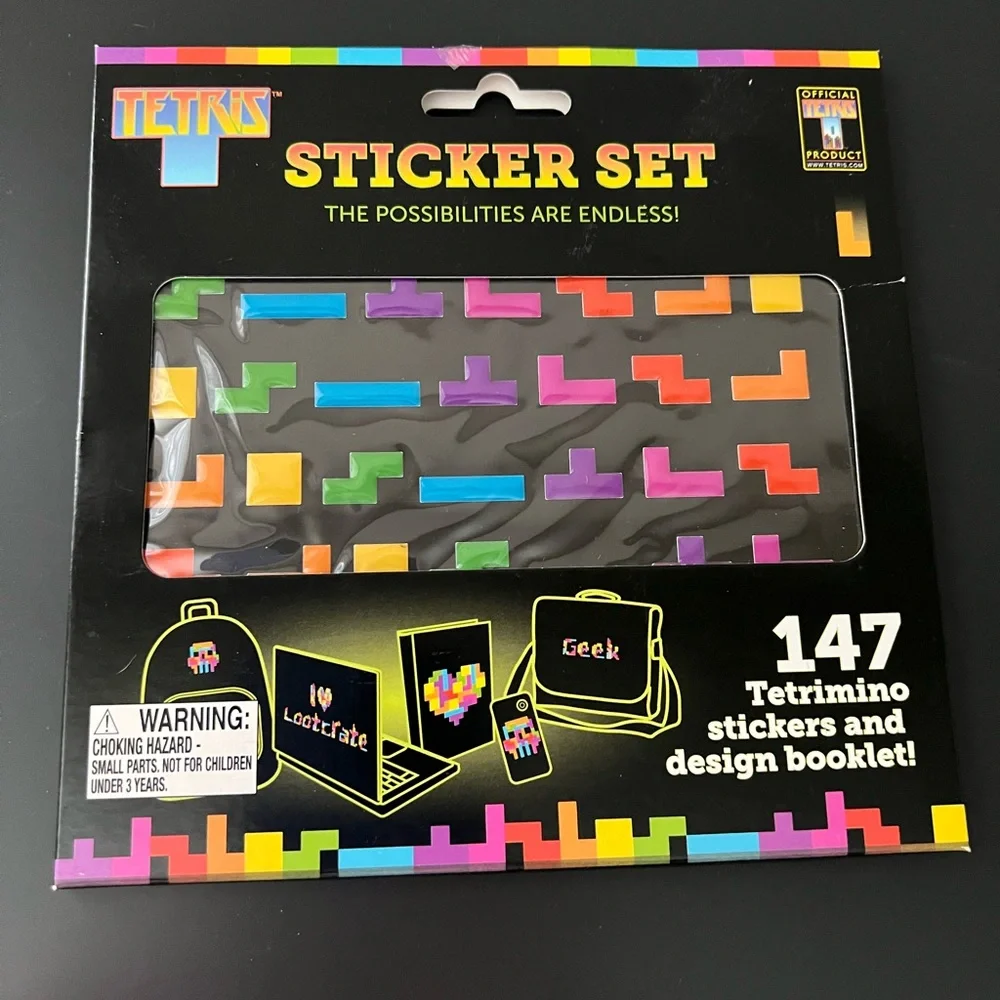 Tetris Sticker Set - Picture 1 of 2